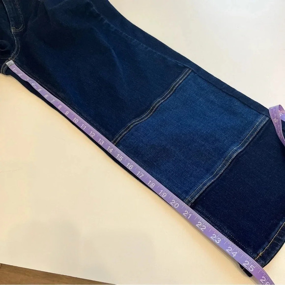 Universal Standard X Erdem Hana patchwork jeans size 4 - Picture 11 of 13